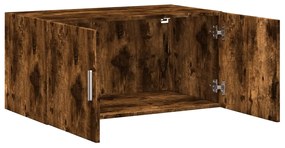 vidaXL Ντουλάπι Τοίχου Καπνιστή Δρυς 80x42,5x40 εκ. Επεξεργασμένο Ξύλο