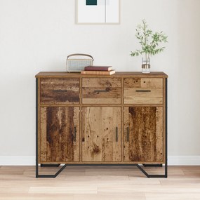 vidaXL Μπουφές Παλιού Ξύλου Οξιάς 97x32.5x74.5 εκ. Κατασκευασμένο Ξύλο