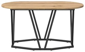 vidaXL Τραπέζι του καφέ artisan δρυς 80 x 40 x 40.5 εκ