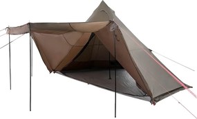 vidaXL Σκηνή Οικογενειακή Tipi 8 Ατόμων Αδιάβροχη Καφέ