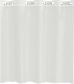 vidaXL Voile κουρτίνες με ροδέλες 2 τεμάχια Λευκό