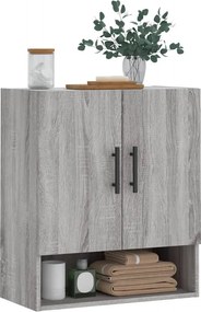 vidaXL Ντουλάπι Τοίχου Γκρι Sonoma 60 x 31 x 70 εκ. από Επεξεργ. Ξύλο