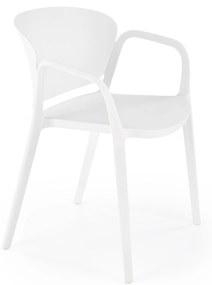 K491 plastic chair white DIOMMI V-CH-K/491-KR-BIAŁY DIOMMI-60-21300