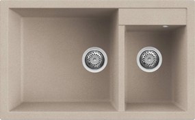 Elleci Quadra 440 - Νεροχύτης Κουζίνας Γρανίτη 81,5x50 - Avena