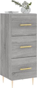 vidaXL Ντουλάπι Γκρι Sonoma 34,5x34x90 εκ. από Επεξεργασμένο Ξύλο