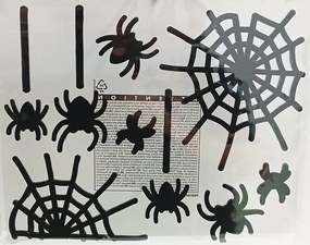 Halloween Διακοσμητικό Αυτοκόλλητο Τζελ - Gel Τζαμιού 318180d