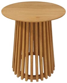 Intrahome Τραπέζι μπαρ Kenda Intrahome mindi ξύλο σε φυσική απόχρωση Φ60x90εκ | SKU: INTRAPA-454111134