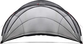 vidaXL Θόλος πισίνας Μαύρο 546 x 516 x 250 εκ.