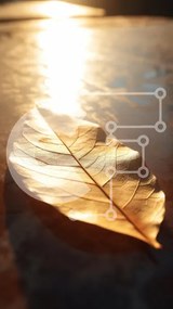 Intra Συλλεκτικό Ξύλινο Παζλ Plywood  4mm - Χρυσό φύλλο σε ανακλαστική επιφάνεια Σε Ξύλινο Κουτί - Διαστάσεις: 10x10 cm – 25 κομμάτια