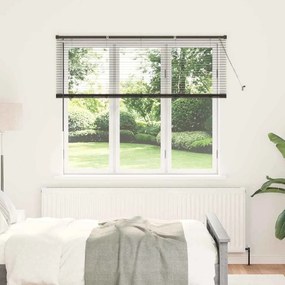 vidaXL Ρολό Παραθύρου με κουρτίνες Άλλο Μαύρο 80 x 130 εκ Αλουμίνιο