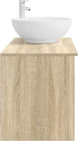 vidaXL Σετ Επίπλων Μπάνιου 2 pcs Sonoma Δρυς Επεξεργασμένο Ξύλο