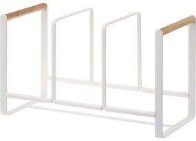 Πιατοθήκη Large LBTYMZK2963 34,5x16,5x20cm White-Natural Yamazaki Steel,Wood
