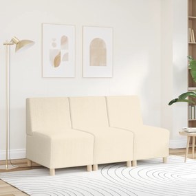vidaXL Καθίσμα Σαλονιού Κρεμ 55 x 74 x 82 εκ. Βελούδο