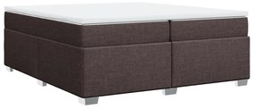 ΚΡΕΒΑΤΙ BOXSPRING ΜΕ ΣΤΡΩΜΑ ΣΚΟΥΡΟ ΚΑΦΕ 200X200 ΕΚ. ΥΦΑΣΜΑΤΙΝΟ 3285161