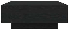 vidaXL Τραπεζάκι Σαλονιού Μαύρη δρυς 80 x 80 x 31 cm