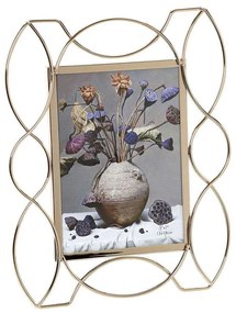 Κορνίζα Πλέγμα FAM212 15x20cm Gold Espiel Metal