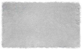 vidaXL Ψεύτικο Δέρμα Προβάτου Χαλί Tafalla Γκρι 100 x 200 cm