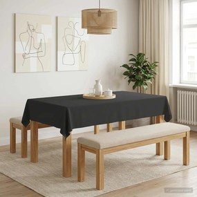 vidaXL Ύφασμα Τραπέζης 5 τμχ. Σκούρο Γκρι 110 x 180 εκ Πολυεστέρας