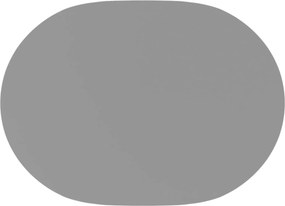 vidaXL Ύφασμα Τραπέζης Ανοιχτό γκρι 130 x 180 εκ. Πολυεστέρας Ωοειδής