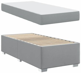 vidaXL Σκελετός Κρεβατιού Άλλο Ανοιχτό γκρι 80 x 200 cm ύφασμα