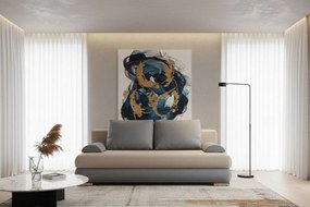 Καναπές - κρεβάτι Ribod-Μπεζ - Γκρι