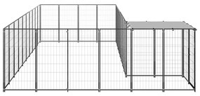 Σπιτάκι Σκύλου Μαύρο 19,36 μ² Ατσάλινο   - Μαύρο