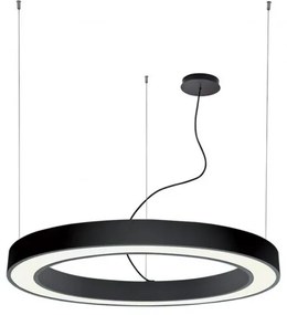 Κρεμαστό Φωτιστικό Οροφής LED 88W 3000Κ Dali Dimming Φ120cm Ring Viokef 3915-0012-3-B-D3 Μαύρο