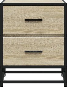 vidaXL Κομοδίνα Sonoma Δρυς 40x31x50 εκ. Επεξεργασμένο Ξύλο