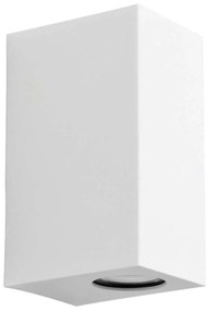 Φωτιστικό Οροφής - Σποτ C-042 15-0209 Square Up-Down 2xGU10 Led 10,2x7,5x16,5cm White Heronia