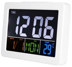 Ψηφιακό ρολόι – Ξυπνητήρι - 2000WJ - 902002 - White-902002_w