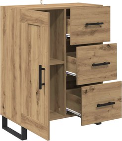 vidaXL Πλαϊνό γραφείο Artisan Oak 69,5 x 34 x 90 εκ.