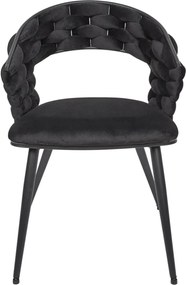 ΚΑΡΈΚΛΕΣ &amp; ΠΟΛΥΘΡΌΝΕΣ SAWYER CHAIR BLACK A1 HD0359