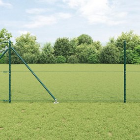 vidaXL Περίφραξη Hexagon Πράσινη 1.4x50 m Ατσάλι