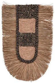 Διακοσμητικό τοίχου Baffen Inart seagrass σε φυσικό 46x68x8εκ 339-000038 339-000038 Καφέ