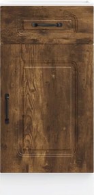 vidaXL ντουλάπι βάσης κουζίνας Kalmar Καπνιστή δρυς Επεξεργασμένο Ξύλο