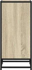 vidaXL Συρταριέρα Sonoma Δρυς 35,5x35x76 εκ. Επεξ. Ξύλο + Μέταλλο