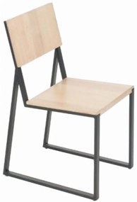 15816 AVF170 μεταλλική καρέκλα Σε πολλούς χρωματισμούς 40x55x46(84)cm Μέταλλο - Ξύλο