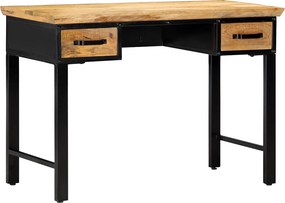 vidaXL Γραφείο 110 x 50 x 76 εκ. από Μασίφ Ξύλο Μάνγκο
