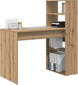 vidaXL Γραφείο Artisan Oak 113 x 54 x 120 εκ. Επεξεργασμένο ξύλο
