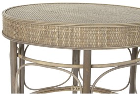 Βοηθητικό Τραπέζι DKD Home Decor 61 x 61 x 52 cm Φυσικό Ξύλο