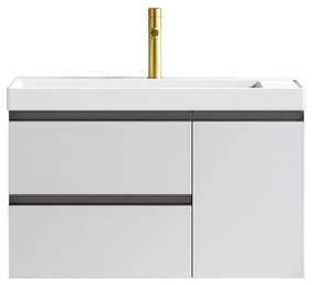 Σετ Πάγκου SARON 80cm PLYWOOD χρ.LIGHT GREY S3BSAR080LGR S3BSAR080LGR