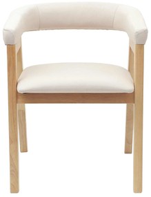 vidaXL Καρέκλες φαγητού 2 pcs Φυσικό 54 x 57 x 73 εκ