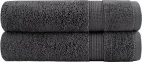 vidaXL Χειροπετσέτες Premium SOLUND 2 τεμ. Ανθρακί 50x100 εκ. 600 γρ./τ.μ.