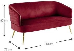 Καναπές Vyragosa-Kokkino