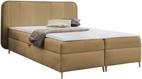 Επενδυμένο κρεβάτι Fandy-Mpez Skouro-180 x 200 - 205.00Χ210.00Χ135.00cm