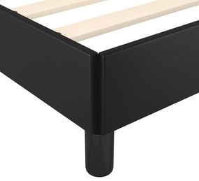 vidaXL Πλαίσιο Κρεβατιού Μαύρο 180x200 εκ. από Συνθετικό Δέρμα