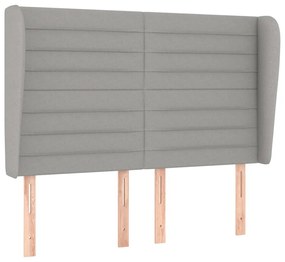 ΚΡΕΒΑΤΙ BOXSPRING ΜΕ ΣΤΡΩΜΑ ΑΝΟΙΧΤΟ ΓΚΡΙ 140X190 ΕΚ. ΥΦΑΣΜΑΤΙΝΟ 3128037