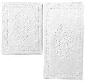 Πατάκια Μπάνιου Elite 359CHL1548 (Σετ 2τμχ) Ecru L'essentiel Maison 60x100cm 100% Cotton