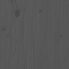Ζαρντινιέρα με Ράφι Γκρι 111,5x111,5x81 εκ. Μασίφ Ξύλο Πεύκου - Γκρι