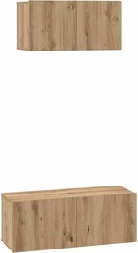 vidaXL Σετ επίπλου τηλεόρασης 2 pcs Artisan Oak Επεξεργασμένο ξύλο